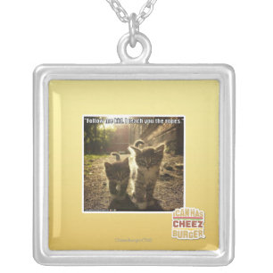 Follow Me Kid Silver Plated Necklace