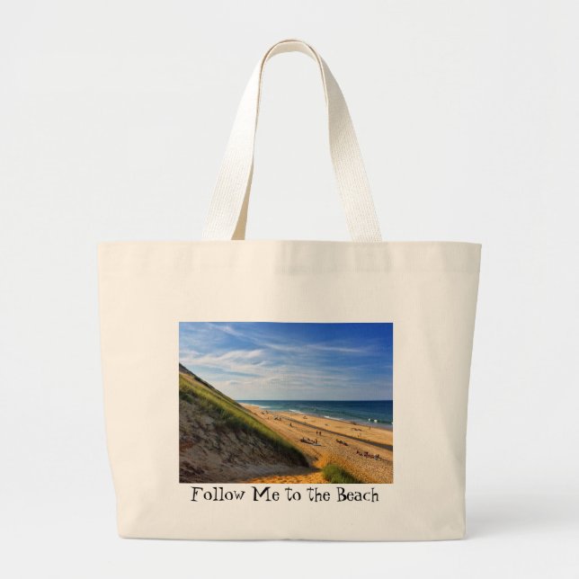 Follow Me to the Beach Extra Large Tote (Front)