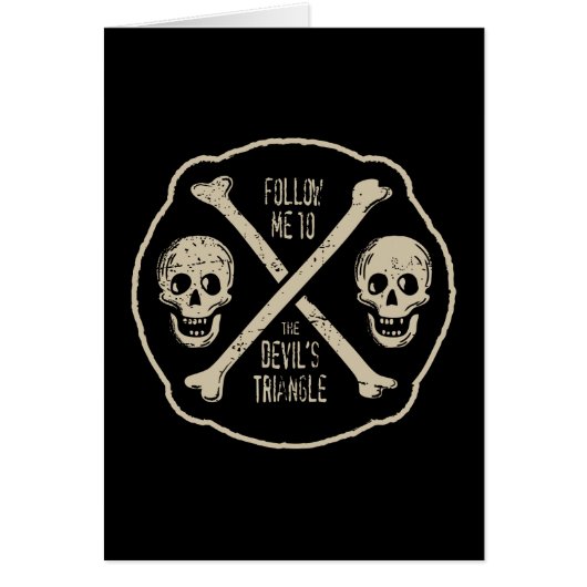 Follow Me To The Devil's Triangle Cards (Front)