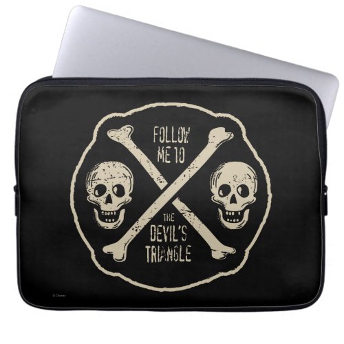 Follow Me To The Devils Triangle Laptop Sleeve