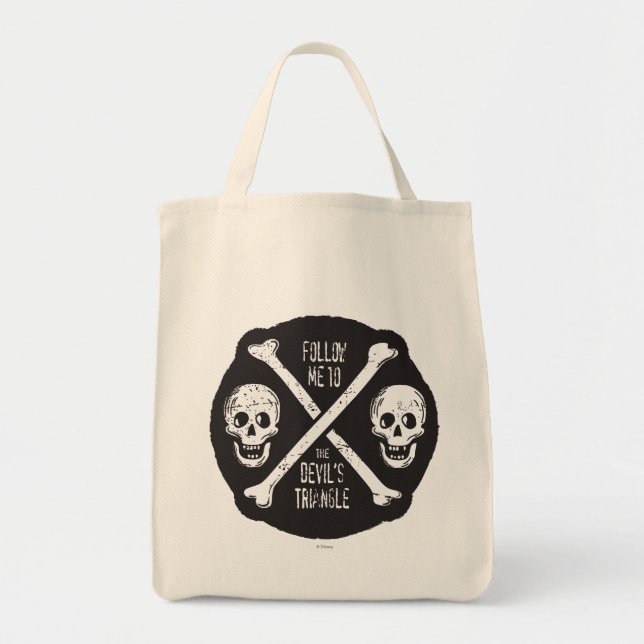 Follow Me To The Devil's Triangle Tote Bag (Front)