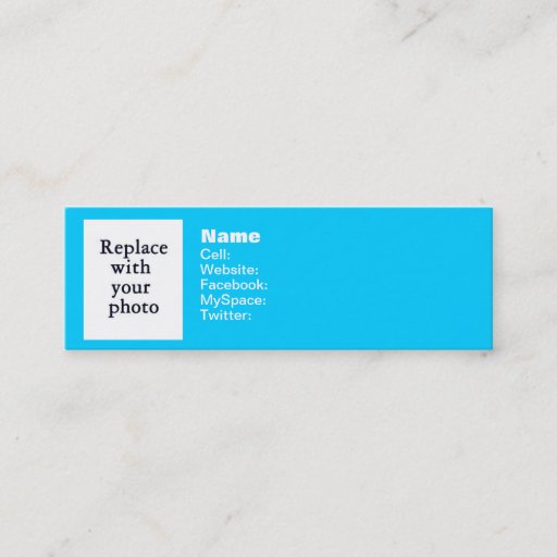 Customizable Follow me! Twitter 2 Business Card Template