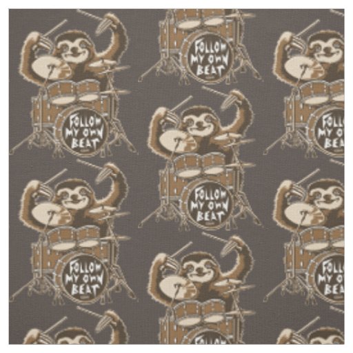 Follow my own beat fabric