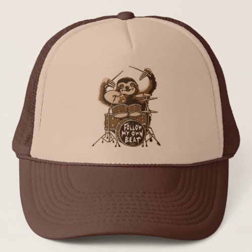 Follow my own beat trucker hat