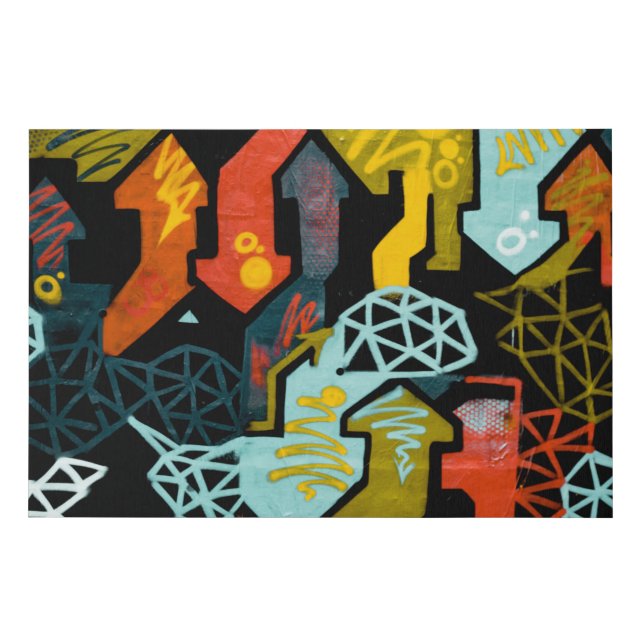 Follow the arrows. this is faux canvas print (Front)