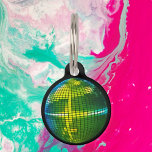 Follow the Call of the Disco Ball Pet ID Tag<br><div class="desc">Give your pet the spotlight they deserve! With a pop art flair, this retro disco ball tag in vibrant greens, blues, and yellows turns your pet’s ID into a stylish statement. Perfect for pet owners with a flair for nostalgia, it’s the paw-fect blend of fun and safety, ensuring your furry...</div>