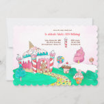 Follow the Candy Land Road Invitation