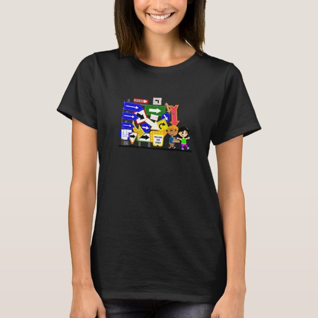 Follow The Child  Montessori T-Shirt (Front)