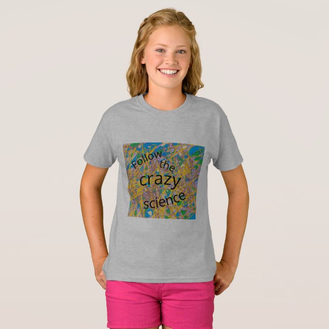 follow the crazy science Orphan Black T-Shirt (Front Full)