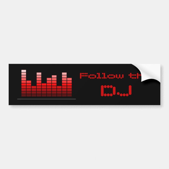 Follow the DJ Sticker (Front)