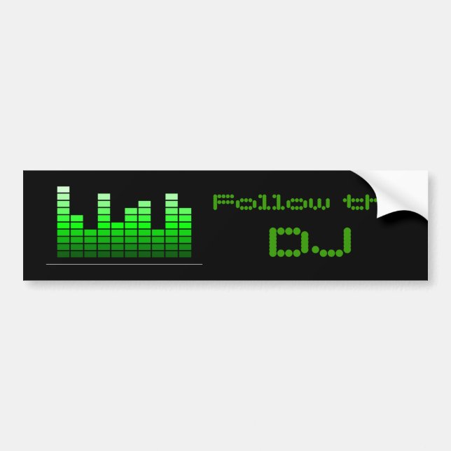 Follow the DJ Sticker (Front)