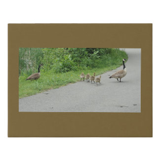 Follow the Leader Faux Wrapped Canvas Print