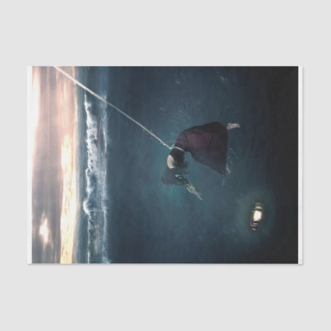 Follow The Light - Decoupage Tissue Paper (Front)