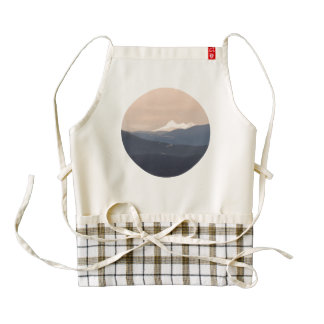 'Follow The River', apron, Zazzle Heart Zazzle HEART Apron