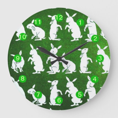 Follow the White Rabbit clock