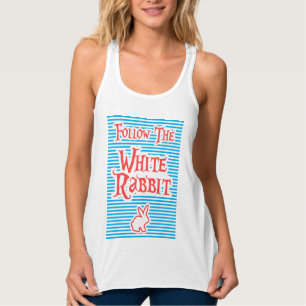 Follow The White Rabbit, motivational, inspiration Tank Top