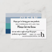 Follow Up Business Card (Front/Back)