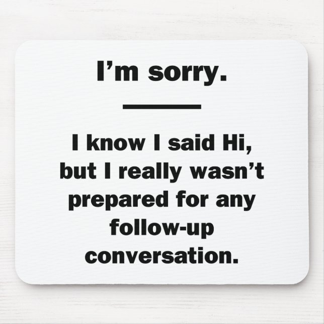 Follow Up Mouse Pad (Front)