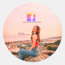 follow us facebook username social media photo