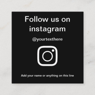 Instagram Business Cards Zazzle