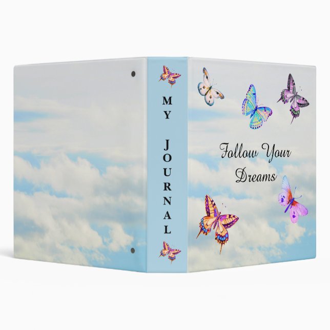 Follow Your Dreams 3-Ring Binder (Background)
