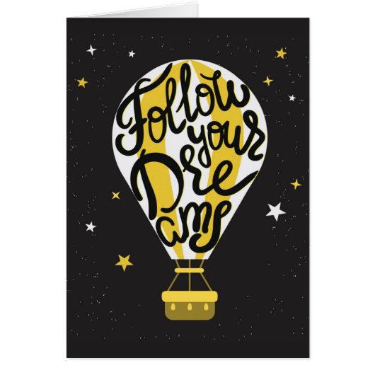 Follow Your Dreams Balloon Cards (Front)