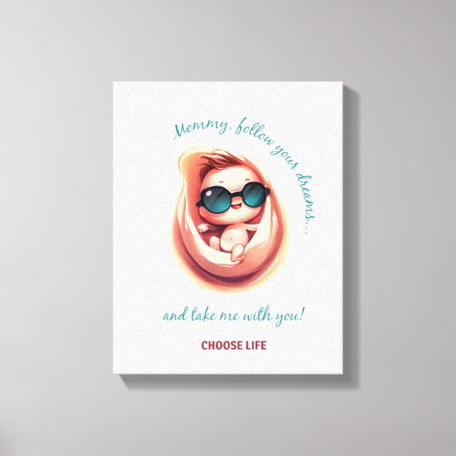 Follow Your Dreams Canvas Print (Front)