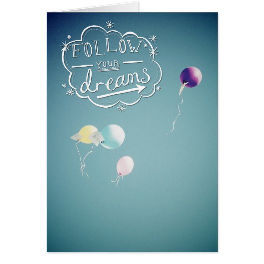 Follow your dreams cards (Front)