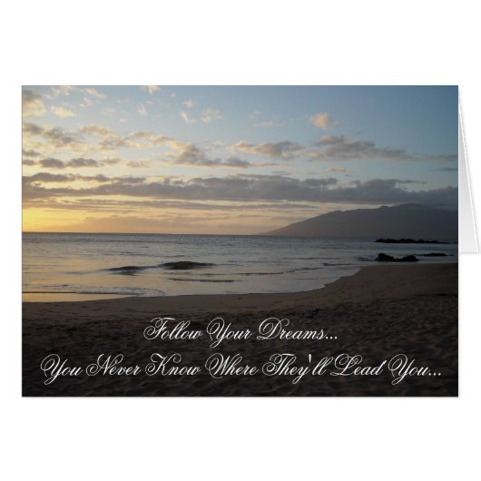 Follow Your Dreams.. Cards (Front Horizontal)
