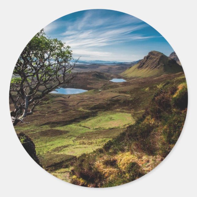 Follow your dreams! classic round sticker (Front)