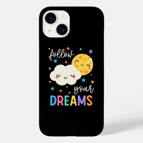 Follow Your Dreams  Cloud  Moon Case_Mate iPhone 14 Case