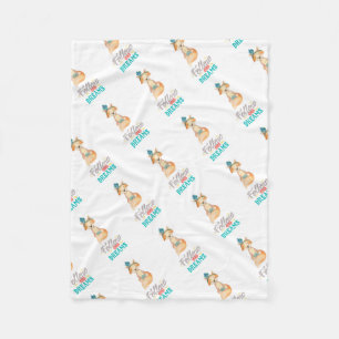 Follow Your Dreams Fox Fleece Blanket