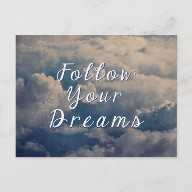 Follow Your Dreams Postcard (Front)