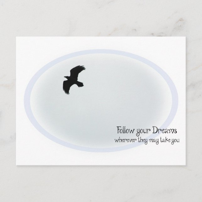 Follow Your Dreams Postcard (Front)