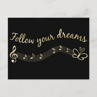 Follow Your Dreams Postcard