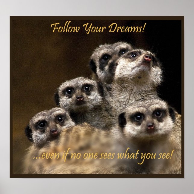 Follow Your Dreams! Poster (Front)