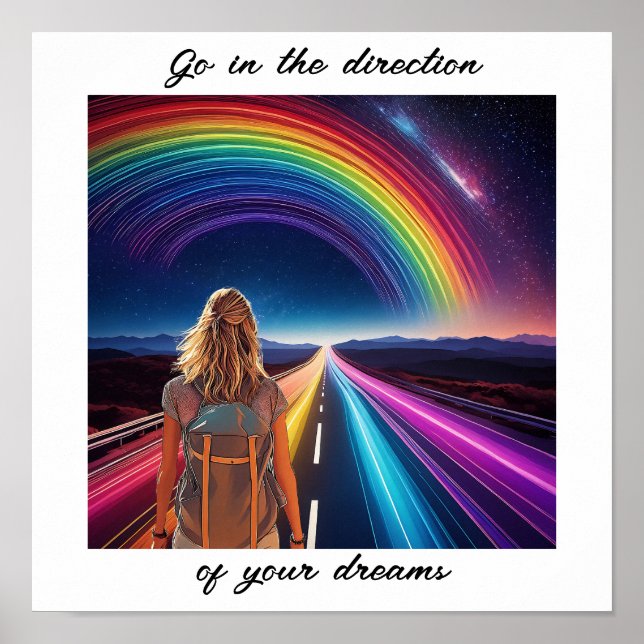 Follow your dreams poster (Front)