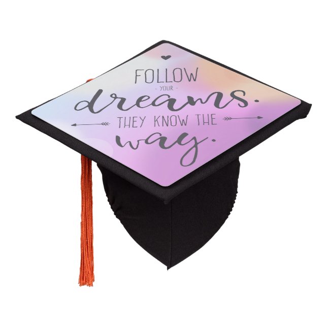 Follow Your Dreams Tassel Topper (Angled)
