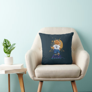 Follow Your Dreams Throw Pillow 16"