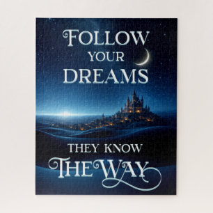 Follow Your Dreams Under a Starlit Sky Jigsaw Puzzle