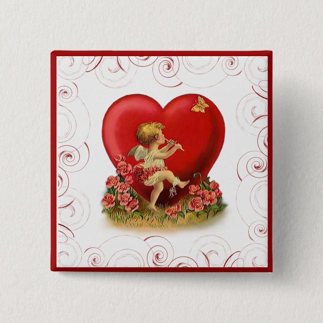 Follow Your Heart Button (Front)