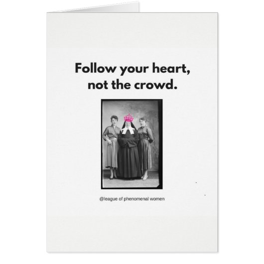 Follow Your Heart.... Cards (Front)