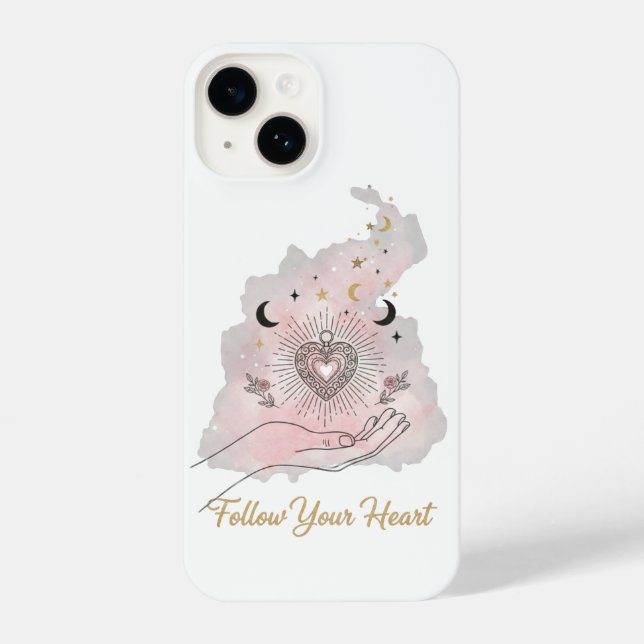 Follow Your Heart iPhone Case - Celestial Sacred (Back)