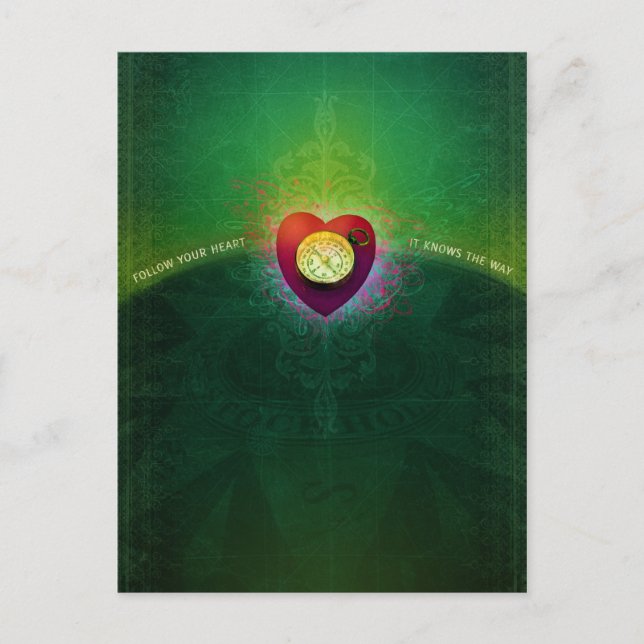 Follow Your Heart (Postcard) Postcard (Front)