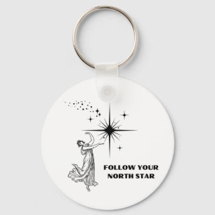 Follow Your North Star Keychain