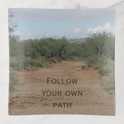 Follow Your Own Path Desert Trail Graduate Trinket Tray