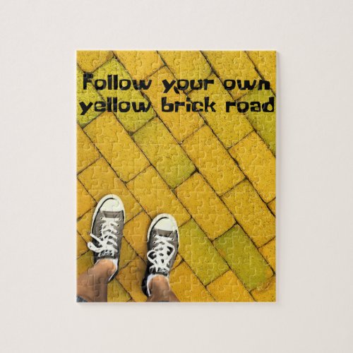 Follow Your Own Yellow Brick Road Puzzle