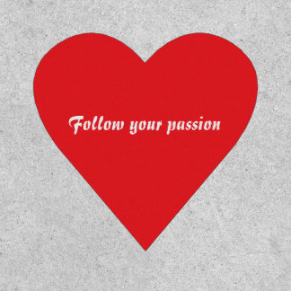 Follow your passion patch