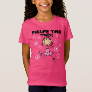 Follow Your Toes Ballerina T-Shirt