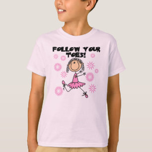 Follow Your Toes Ballerina T-Shirt